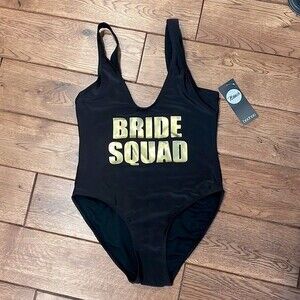 Bridal Party Swimsuit Black 10